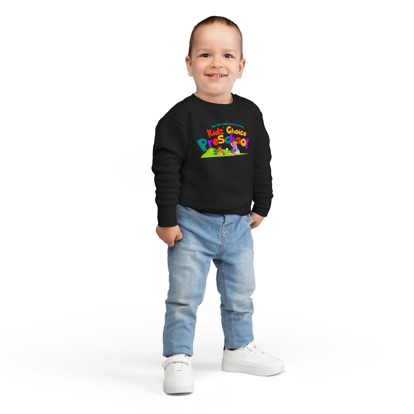 Kidz Choice Preschool Toddler Sweatshirt – Colorful Preschool Logo Crewneck