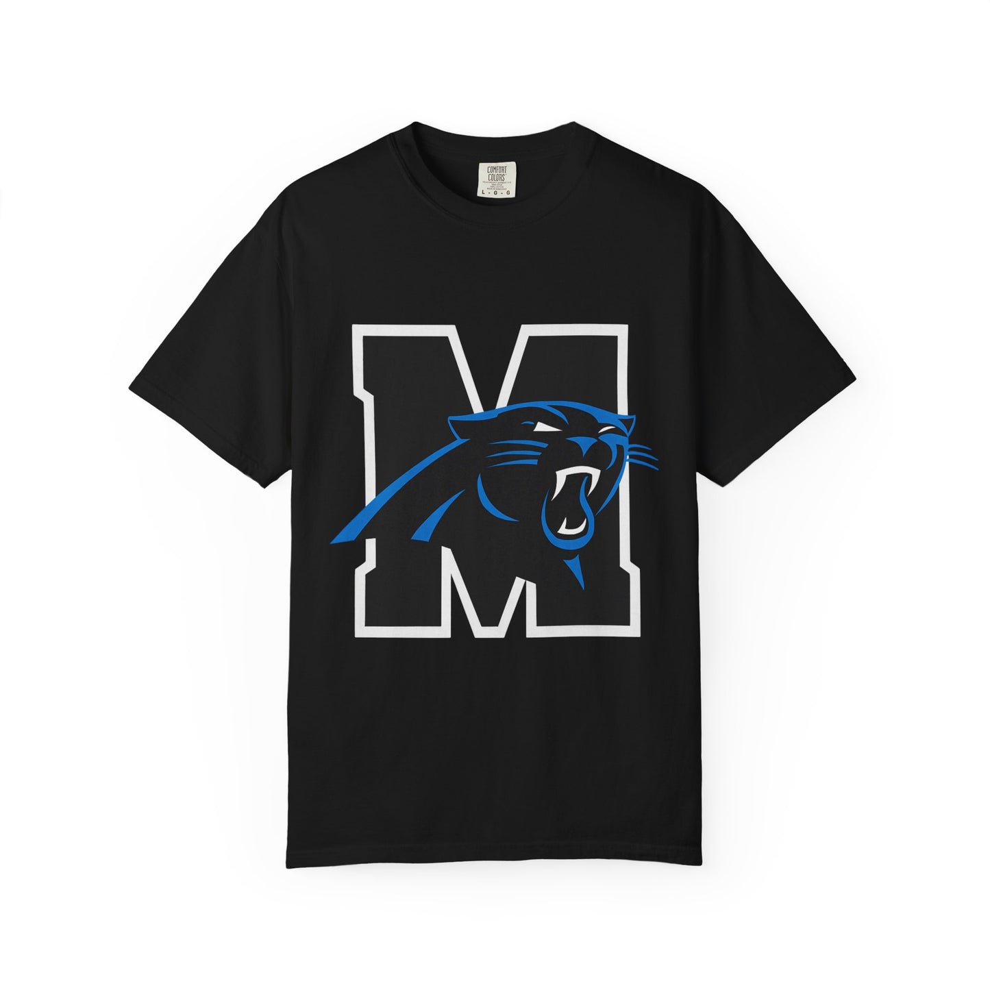 Panther M Letter T-Shirt — Retro Collegiate Team Tee