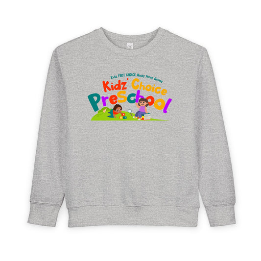 Kidz Choice Preschool Toddler Sweatshirt – Colorful Preschool Logo Crewneck