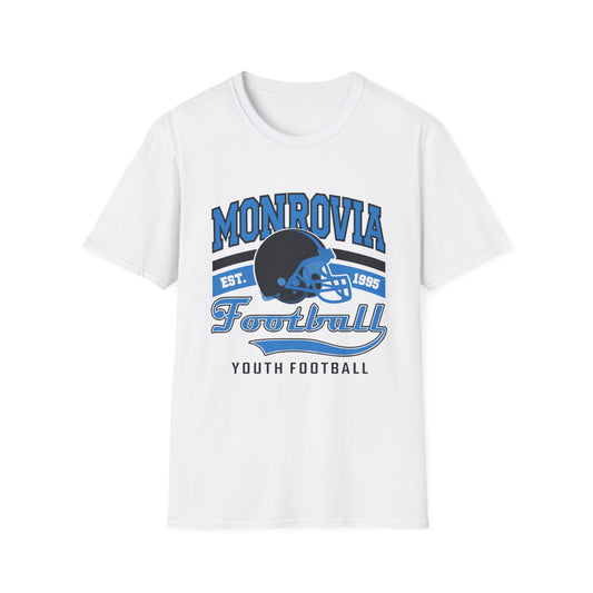 Monrovia  Panthers Football Unisex T-Shirt, Youth Sports Tee, Customizable Name Shirt, Perfect Gift for Football Fans, Team Spirit Apparel