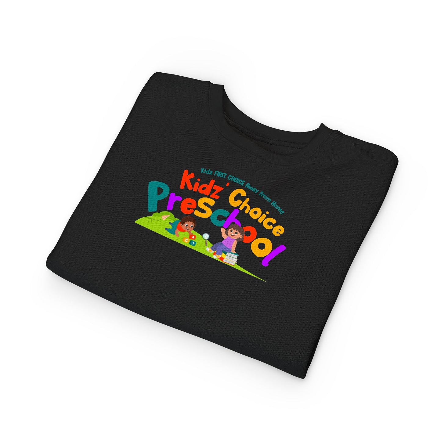 Kidz Choice Preschool Toddler Sweatshirt – Colorful Preschool Logo Crewneck