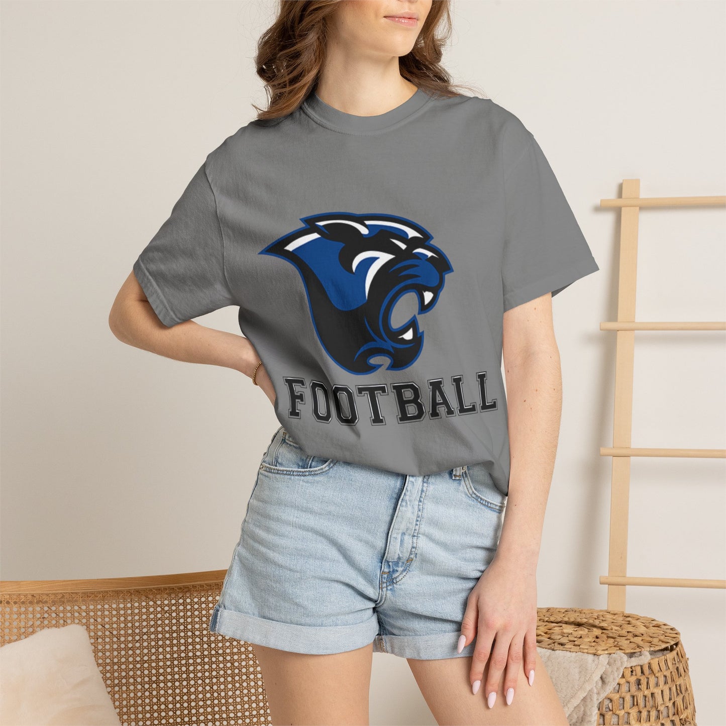 Cougar Logo Football T-Shirt