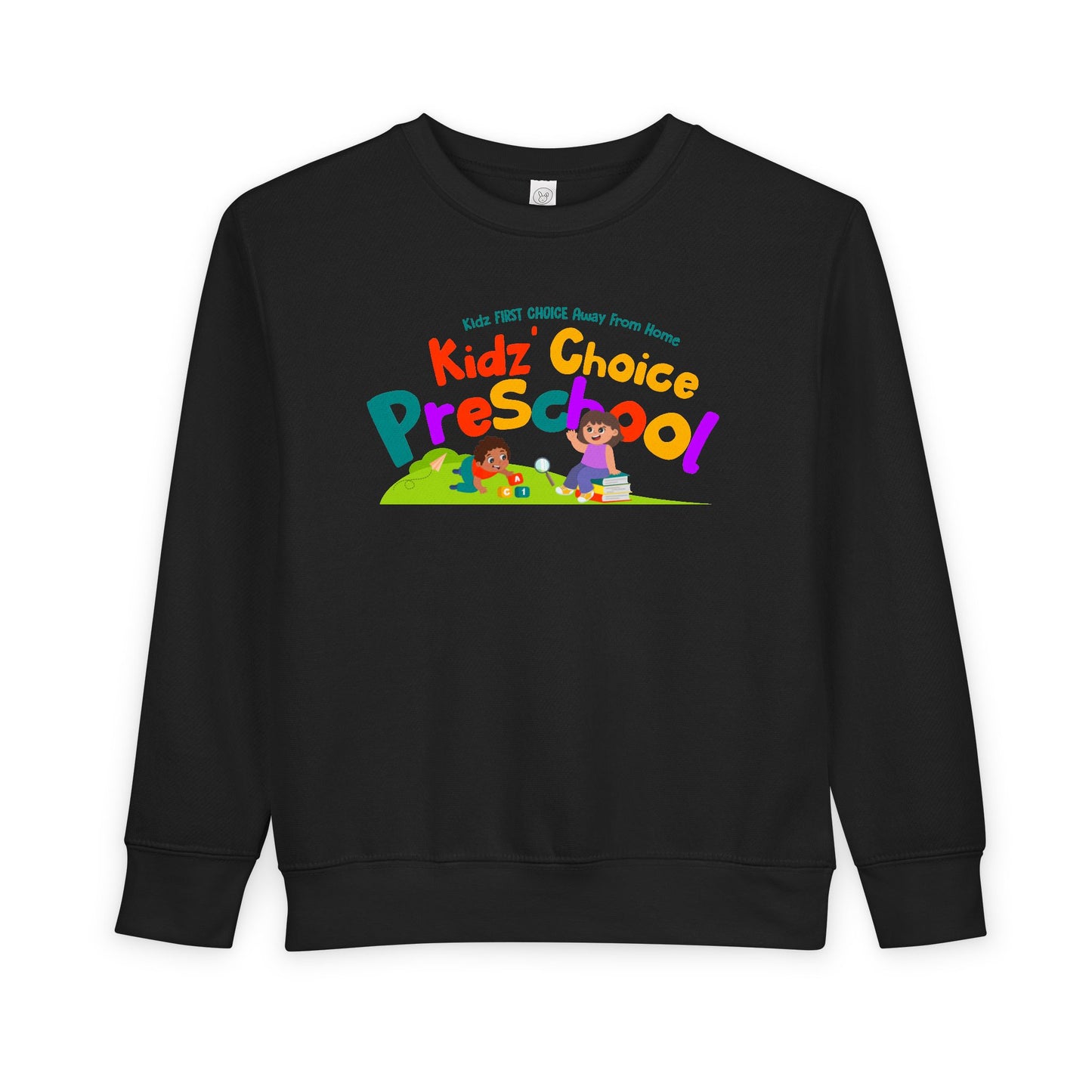 Kidz Choice Preschool Toddler Sweatshirt – Colorful Preschool Logo Crewneck